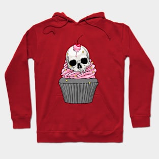 Pink Skull Cupcake Hoodie